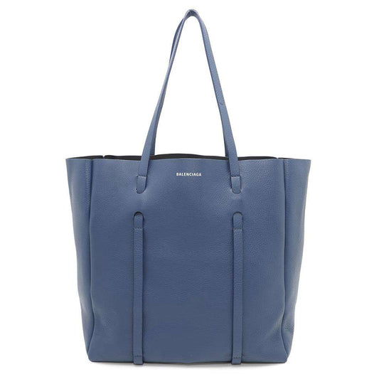 BALENCIAGA Everyday Tote Blue475199 Leather Size S