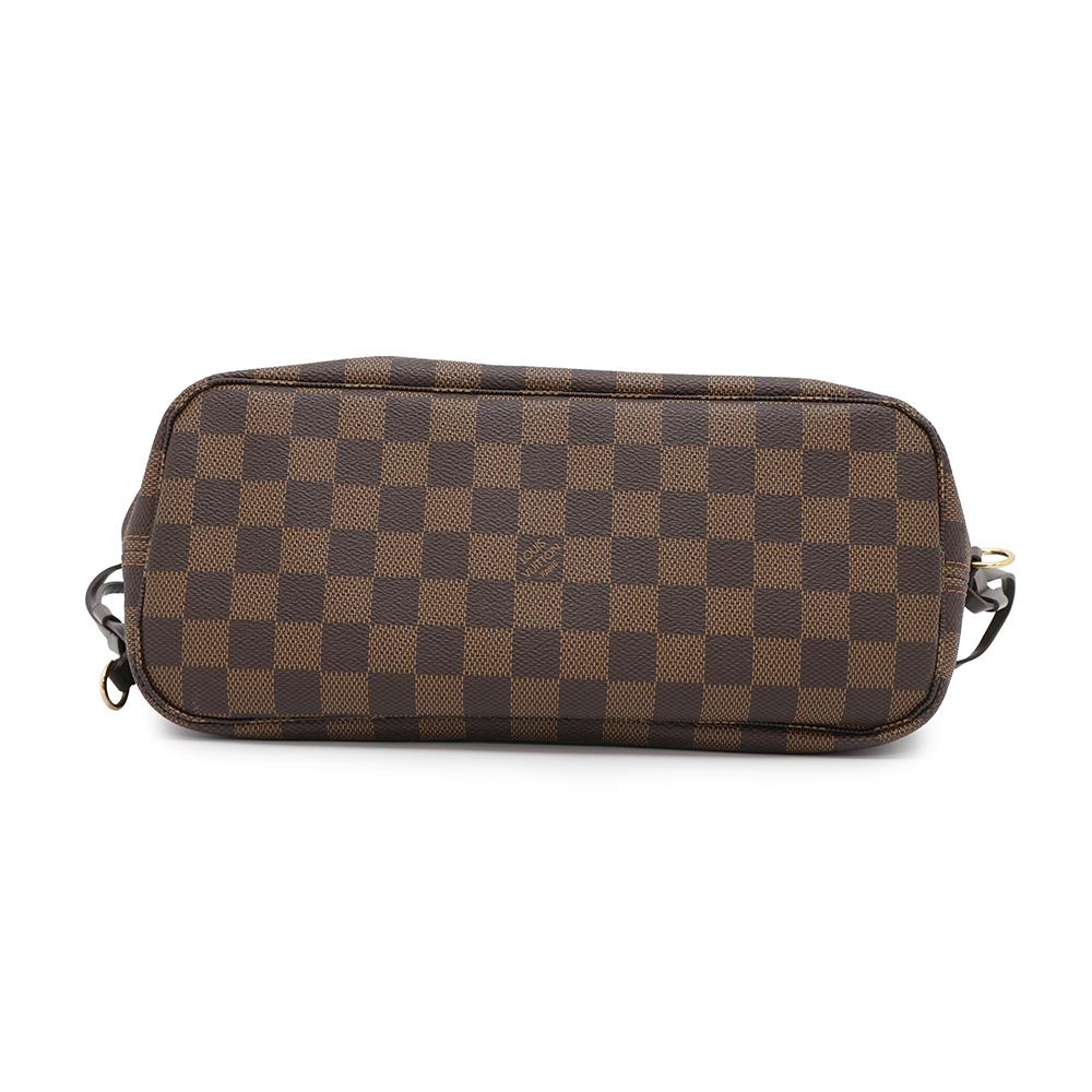 LOUIS VUITTON Neverfull RedN51109 Damier Ebene Canvas Size PM