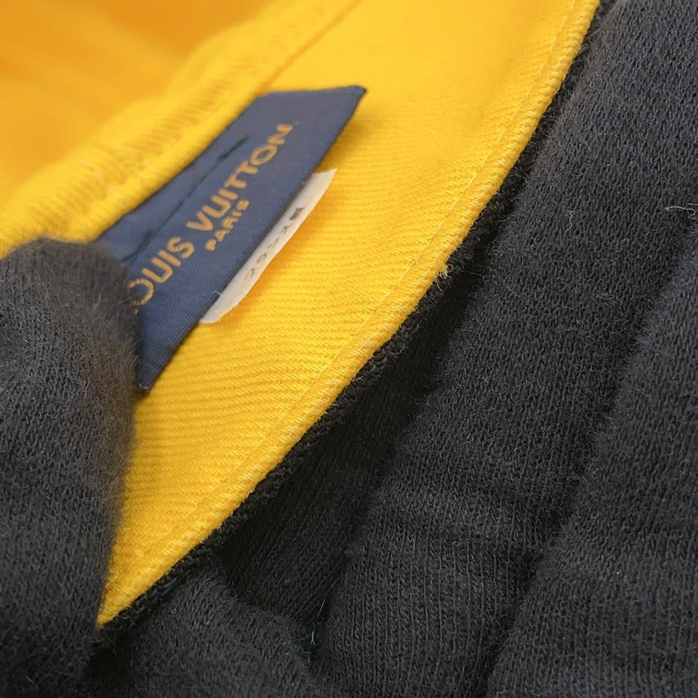 LOUIS VUITTON Hat・MonogramDenim Size 58 Black/YellowM76208 Cotton60% Polyester40%