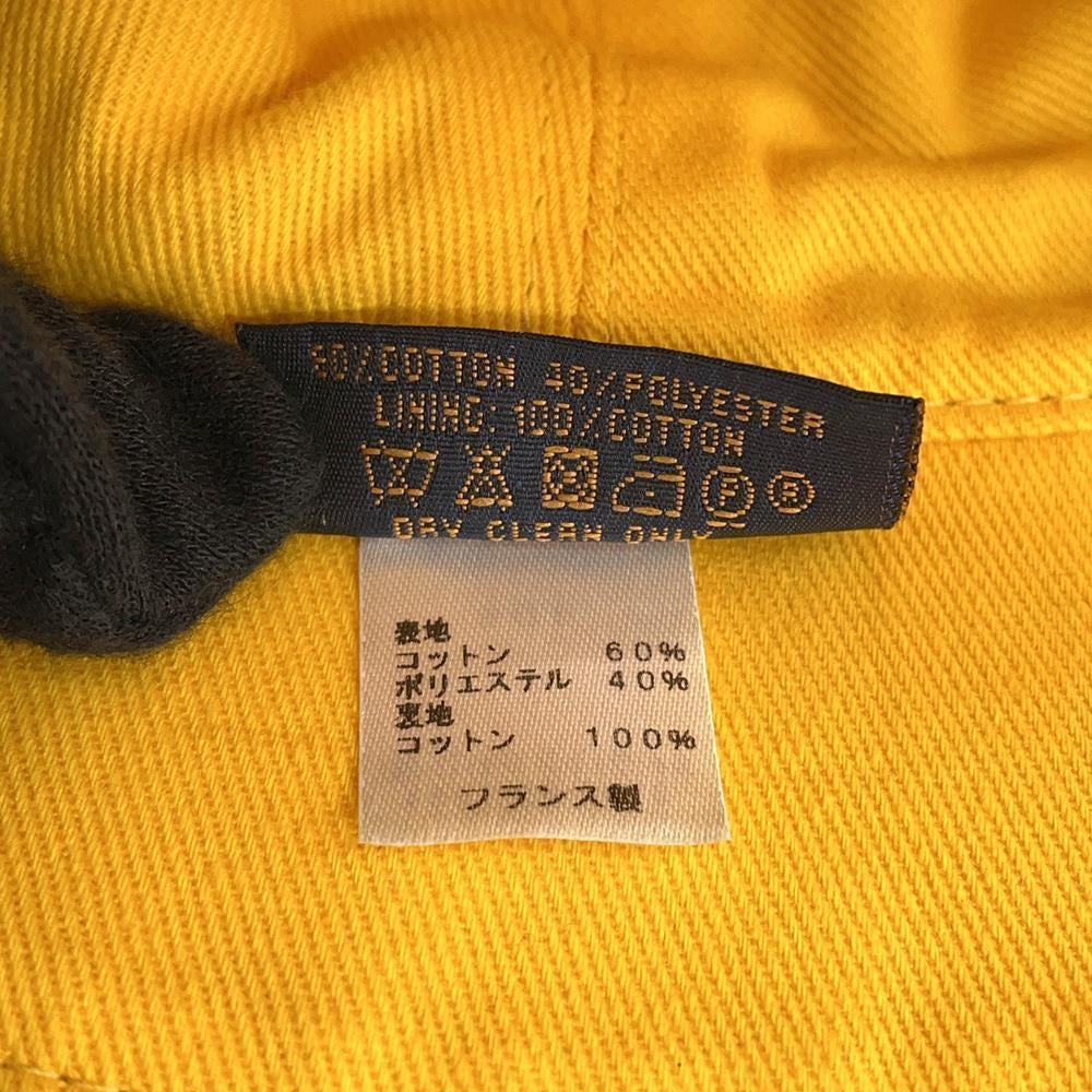 LOUIS VUITTON Hat・MonogramDenim Size 58 Black/YellowM76208 Cotton60% Polyester40%