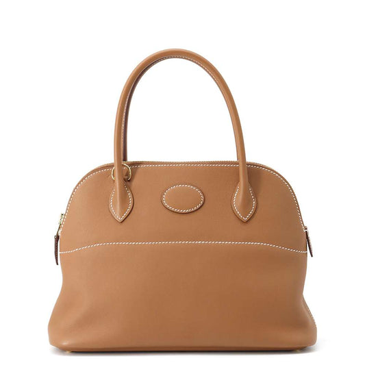 HERMES Bolide Gold Swift Leather Size 27