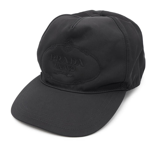 PRADA Baseball cap Size L Black2HC179 Nylon100%