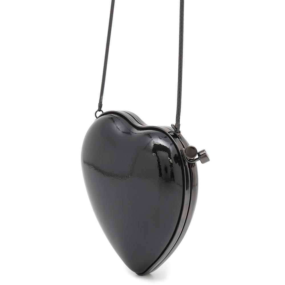 SAINT LAURENT PARIS Lovebox Shoulder Bag Black466212 Patent Leather