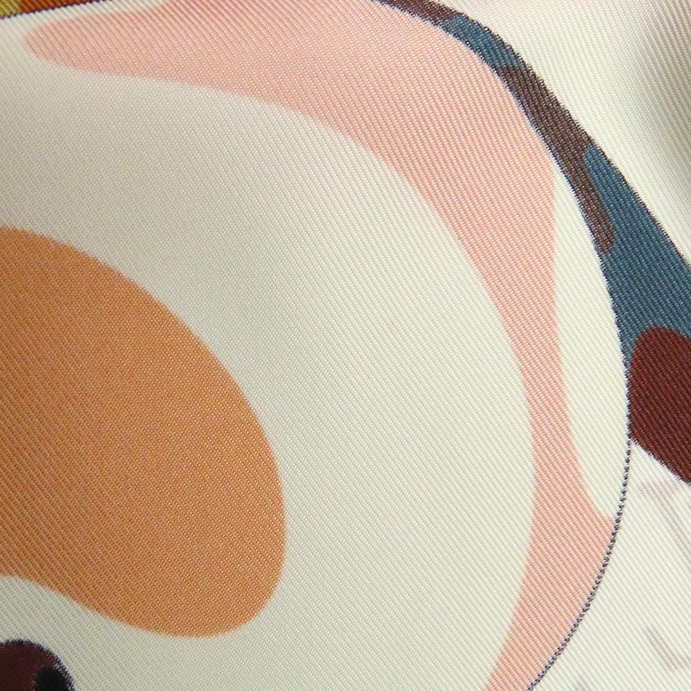 LOUIS VUITTON Carre70 Super Flat Size 70 White/MulticolorM96273 Silk100%