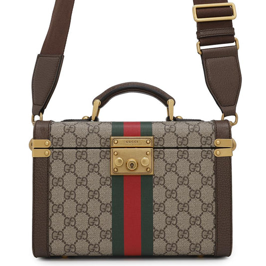 GUCCI Beauty case Beige/Brown?722181 GG SupremeCanvas