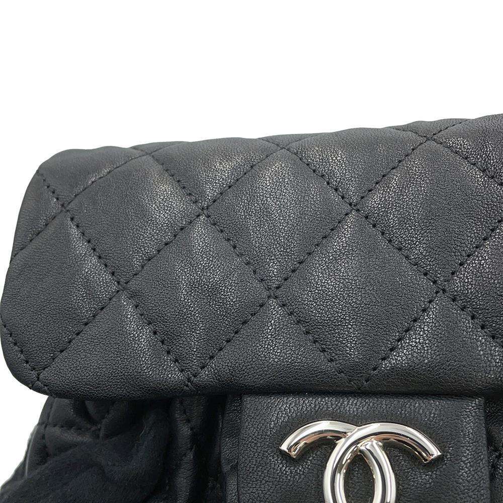 CHANEL Chain Around Shoulder Bag BlackA49914 Lambskin