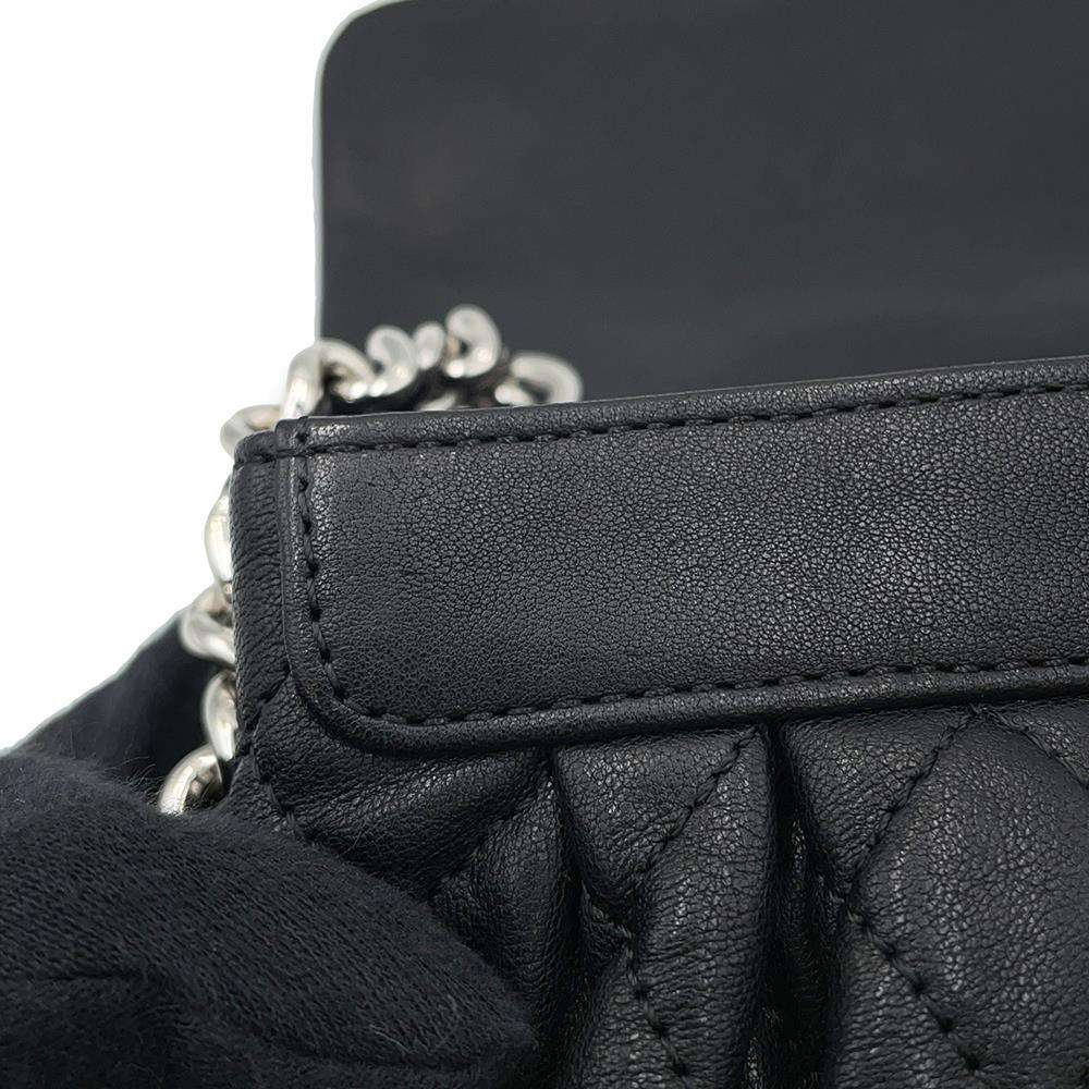CHANEL Chain Around Shoulder Bag BlackA49914 Lambskin