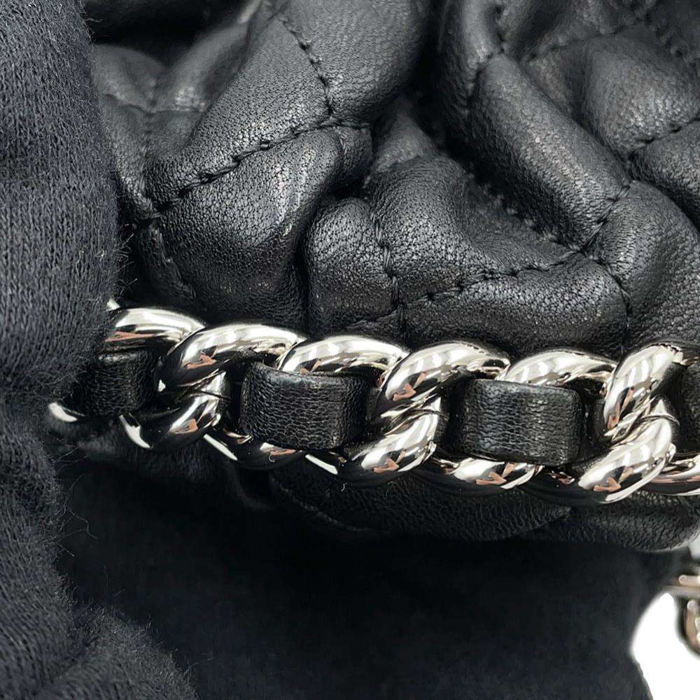 CHANEL Chain Around Shoulder Bag BlackA49914 Lambskin