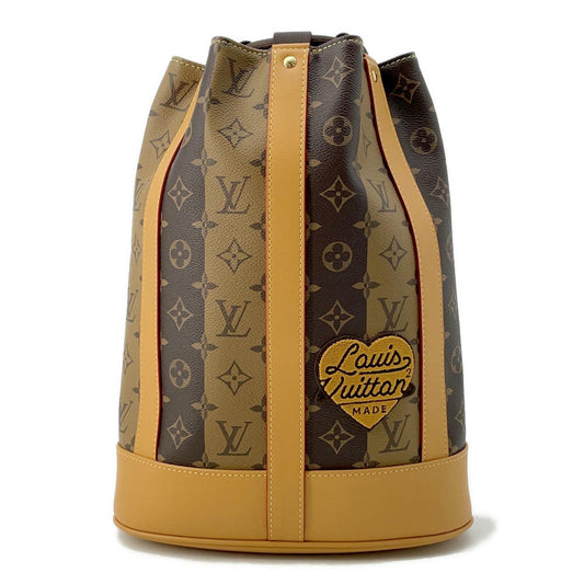 LOUIS VUITTON Randonnee Messenger NIGOCollaboration Marron/NoirM45968 Monogram stripe