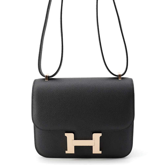HERMES Constance3 Miroir Black Epsom Size Mini