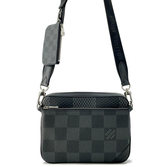 LOUIS VUITTON Trio Messenger NoirN50017 Damier Graphite 3D
