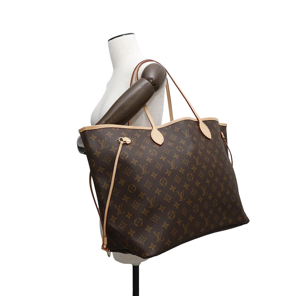 LOUIS VUITTON Neverfull BeigeM46978 Monogram Size GM