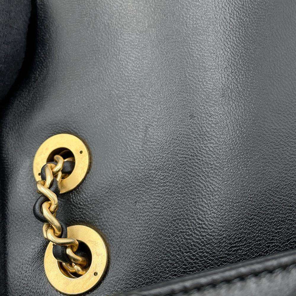 CHANEL 19 Flap ChainShoulder Bag BlackAS4780 Lambskin Size 20