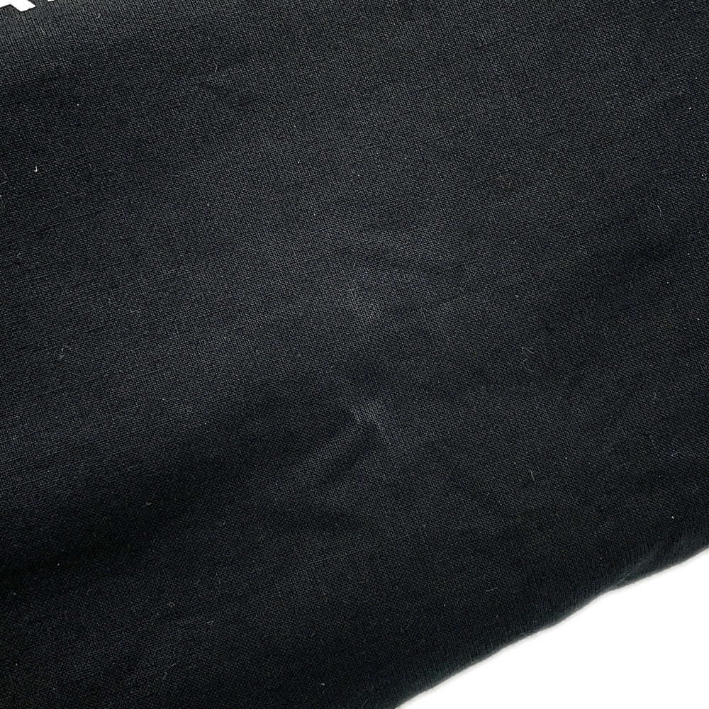 CHANEL Matelasse Double Face Handbag Black Cotton