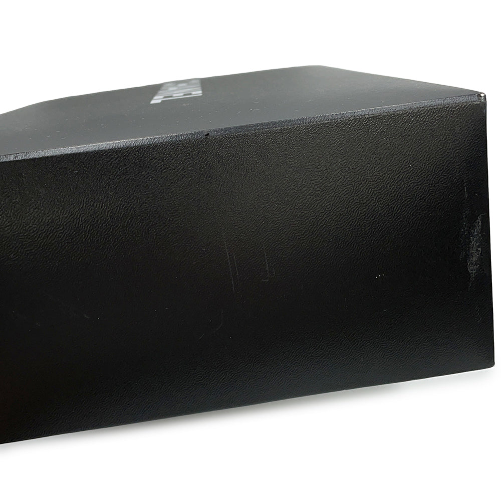 CHANEL Matelasse Double Face Handbag Black Cotton