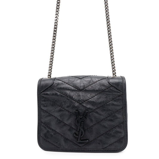 SAINT LAURENT PARIS Niki ChainShoulder Bag Black583103 Leather