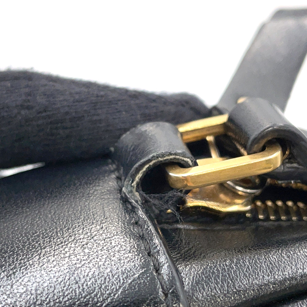 SAINT LAURENT PARIS Lu Camera Shoulder Bag Black520534 Leather