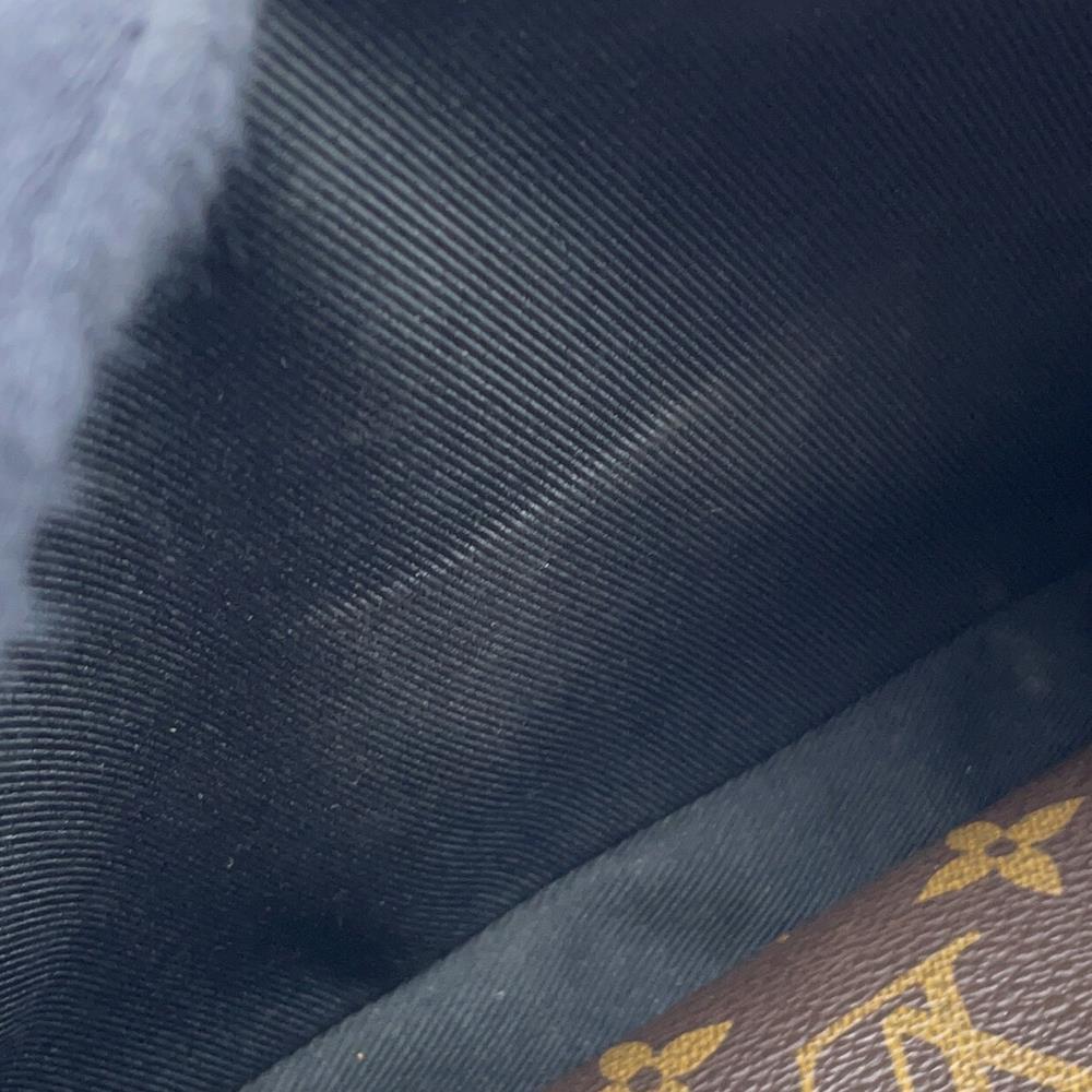 LOUIS VUITTON SPadlock Messenger NoirM45863 Monogram Macassar Canvas