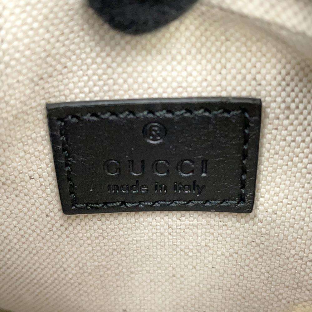 GUCCI Attaché Shoulder Bag Black699409 Leather Size Small