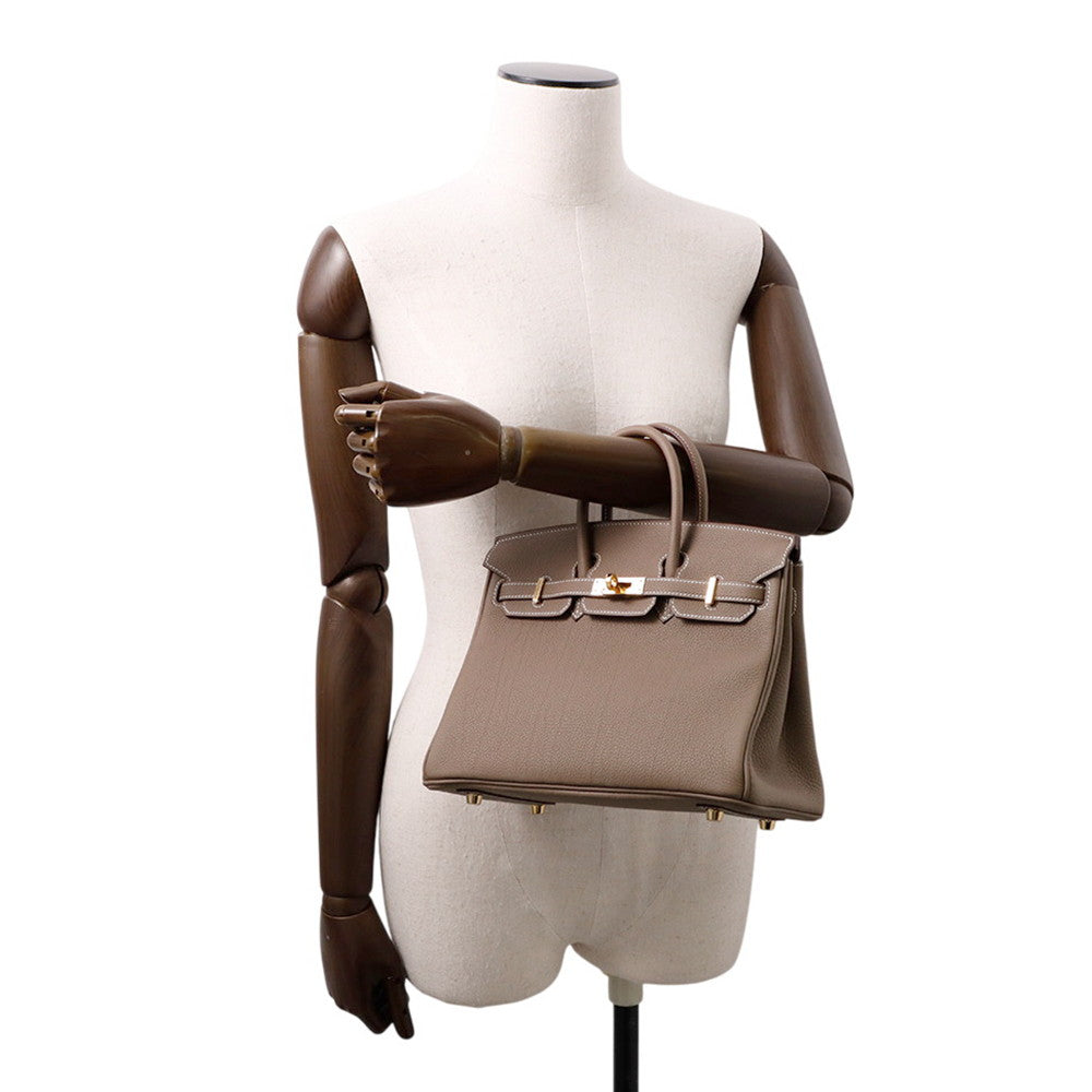 HERMES Birkin Etoupe Togo Leather Size 25