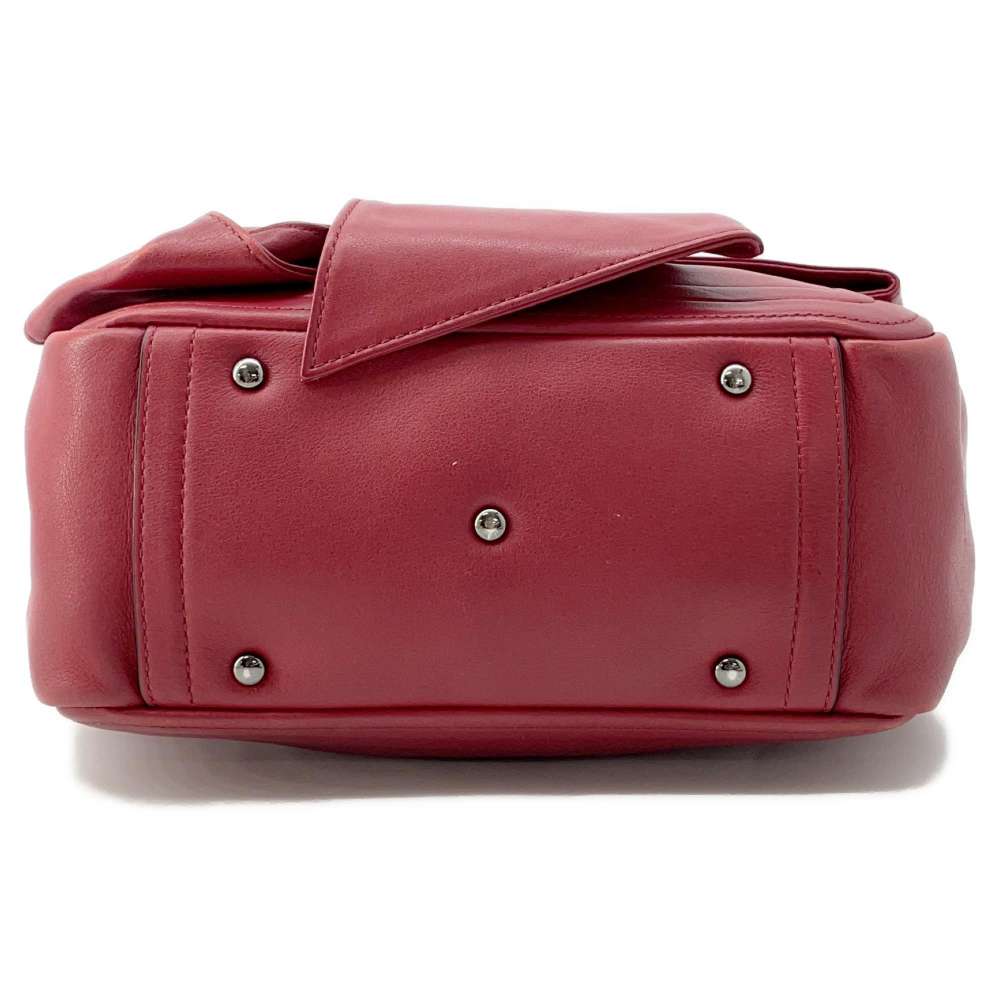 Valentino Garavani Atelier 2WAY Handbag Red Leather