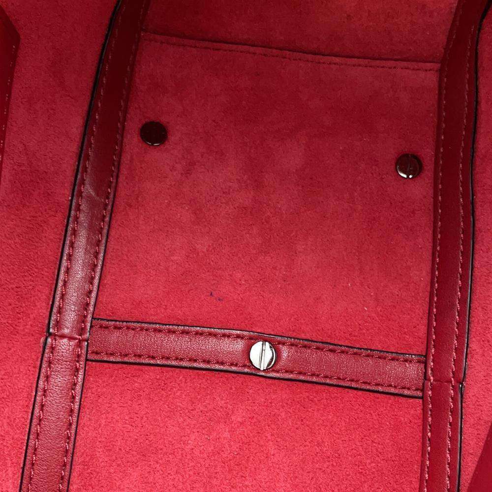 Valentino Garavani Atelier 2WAY Handbag Red Leather