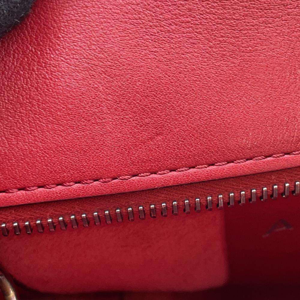 Valentino Garavani Atelier 2WAY Handbag Red Leather