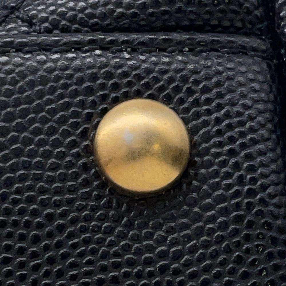 CHANEL Coco Handle 2WAY Handbag Black92990 Caviar Leather Size XS