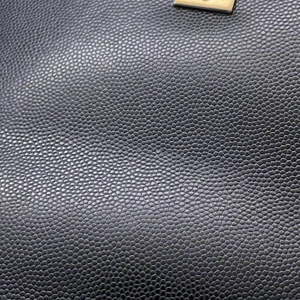 CHANEL Coco Handle 2WAY Handbag Black92990 Caviar Leather Size XS