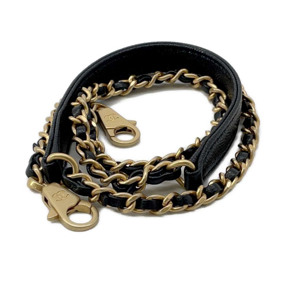 CHANEL Coco Handle 2WAY Handbag Black92990 Caviar Leather Size XS