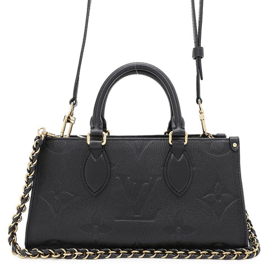 LOUIS VUITTON Onthego EW BlackM23640 Monogram Empreinte Leather