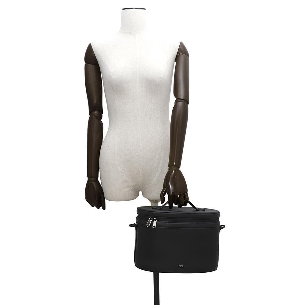 Dior Dior Homme Vanity Bag Shoulder Bag Dog Pouch Black Leather