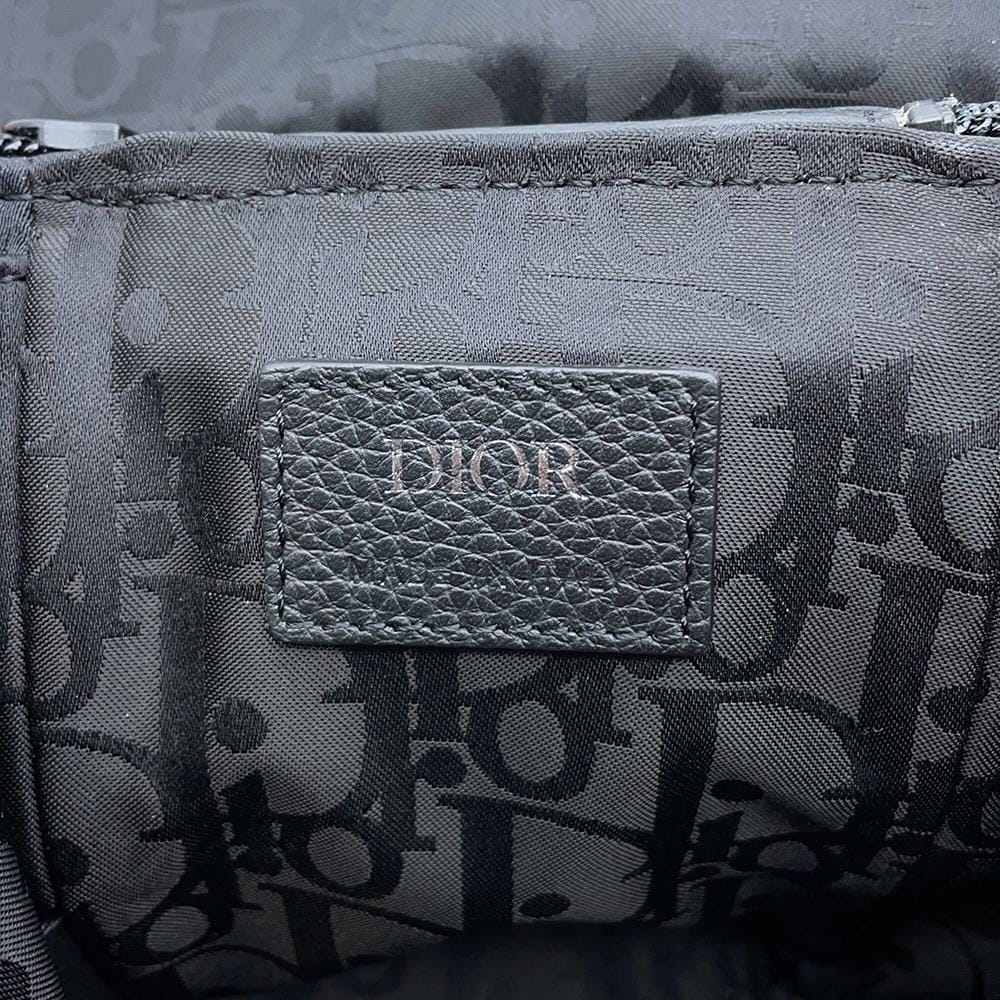 Dior Dior Homme Vanity Bag Shoulder Bag Dog Pouch Black Leather
