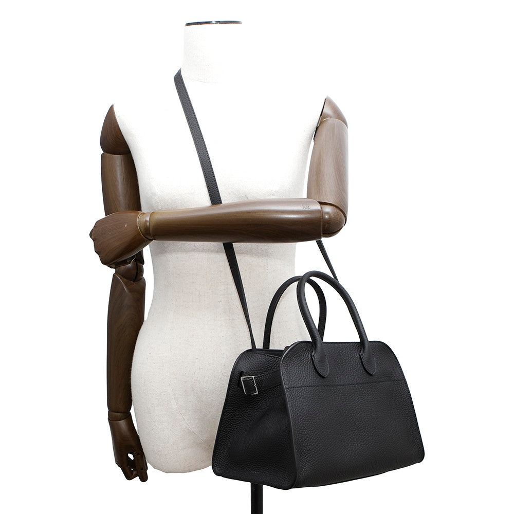 The Row soft margaux 10 BlackW1190 L133 Leather