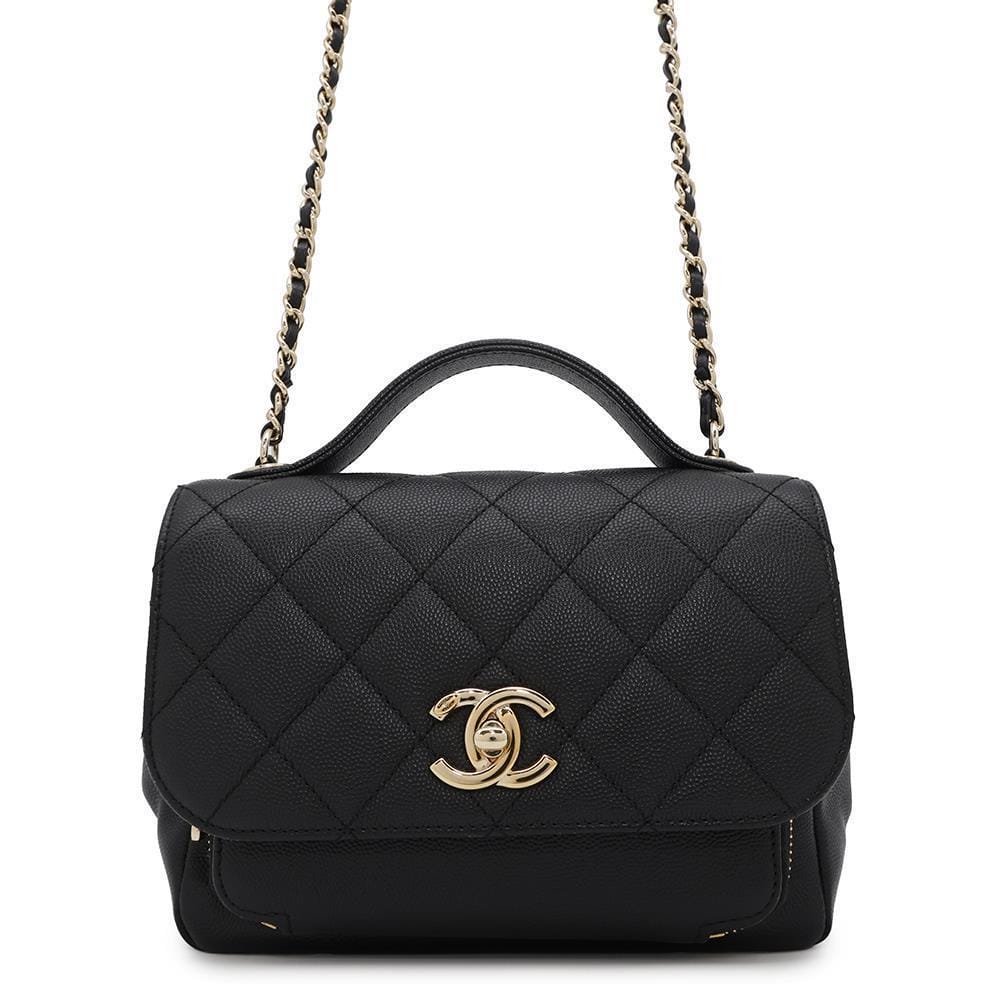 CHANEL Affinity 2WAY Shoulder Bag BlackA93749 Caviar Leather