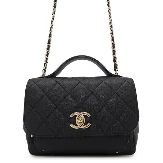 CHANEL Affinity 2WAY Shoulder Bag BlackA93749 Caviar Leather
