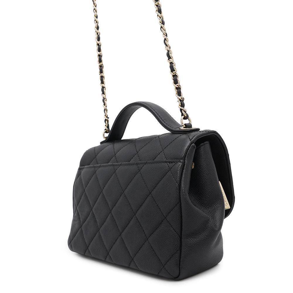 CHANEL Affinity 2WAY Shoulder Bag BlackA93749 Caviar Leather