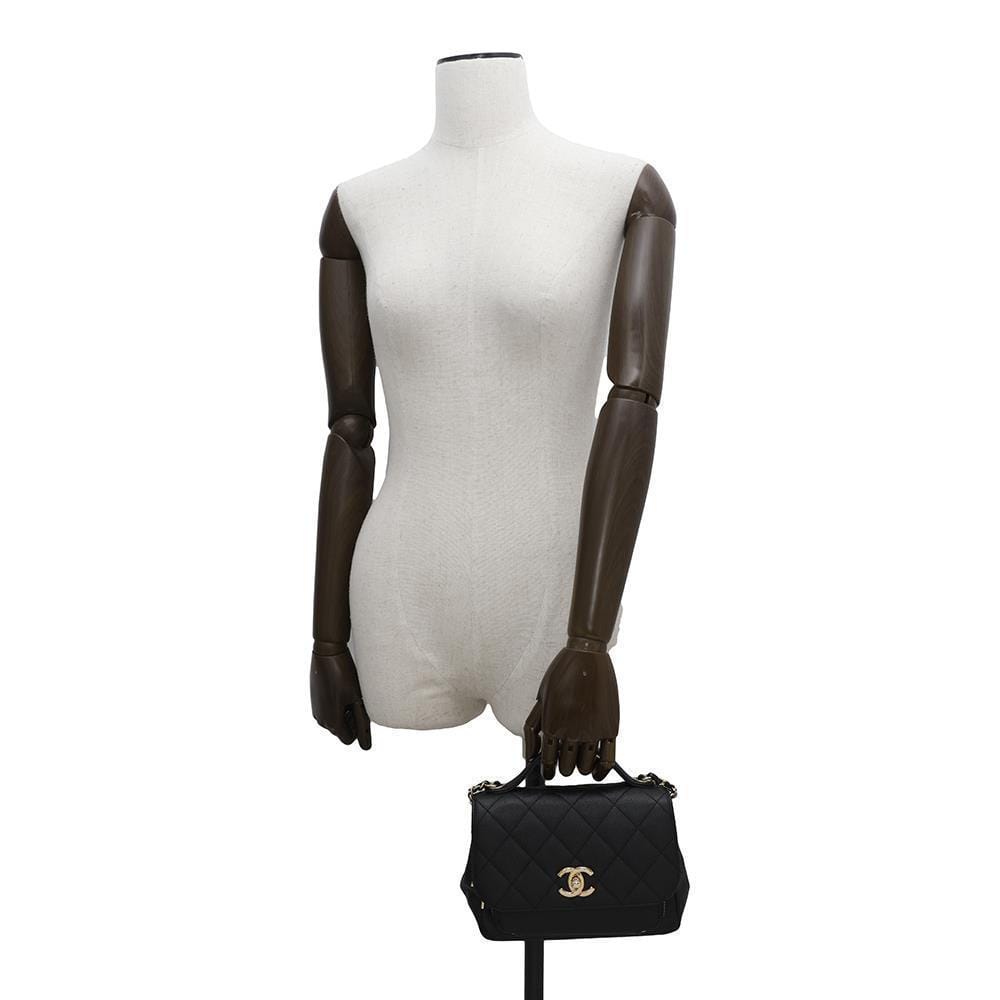 CHANEL Affinity 2WAY Shoulder Bag BlackA93749 Caviar Leather