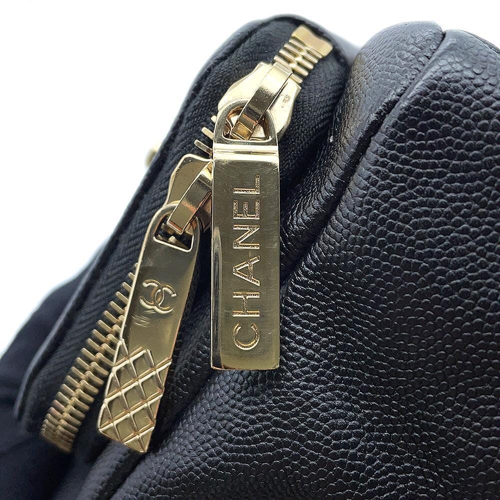 CHANEL Affinity 2WAY Shoulder Bag BlackA93749 Caviar Leather