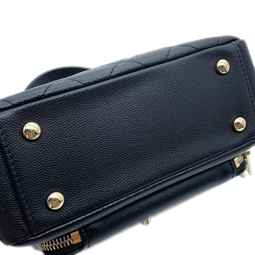 CHANEL Affinity 2WAY Shoulder Bag BlackA93749 Caviar Leather