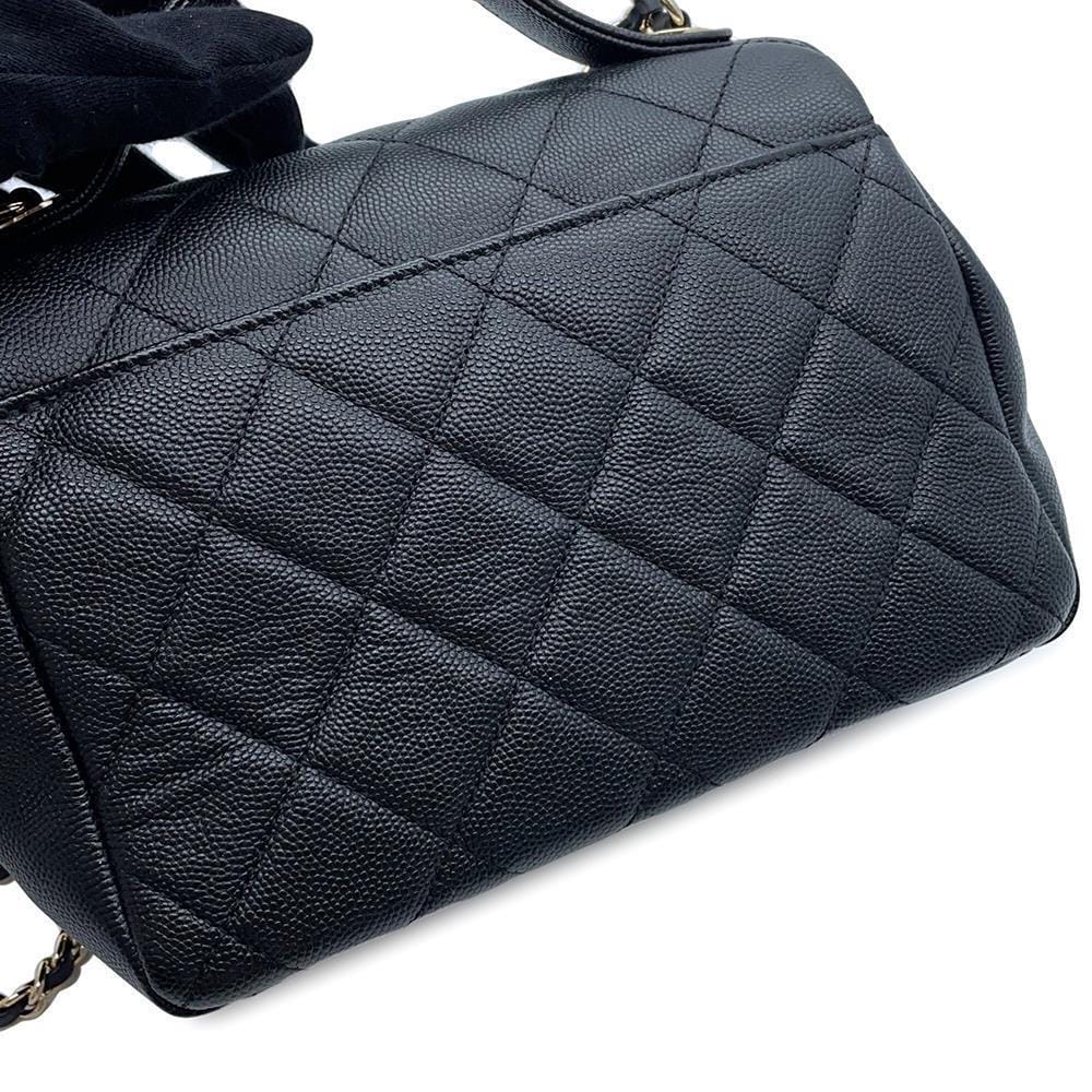 CHANEL Affinity 2WAY Shoulder Bag BlackA93749 Caviar Leather