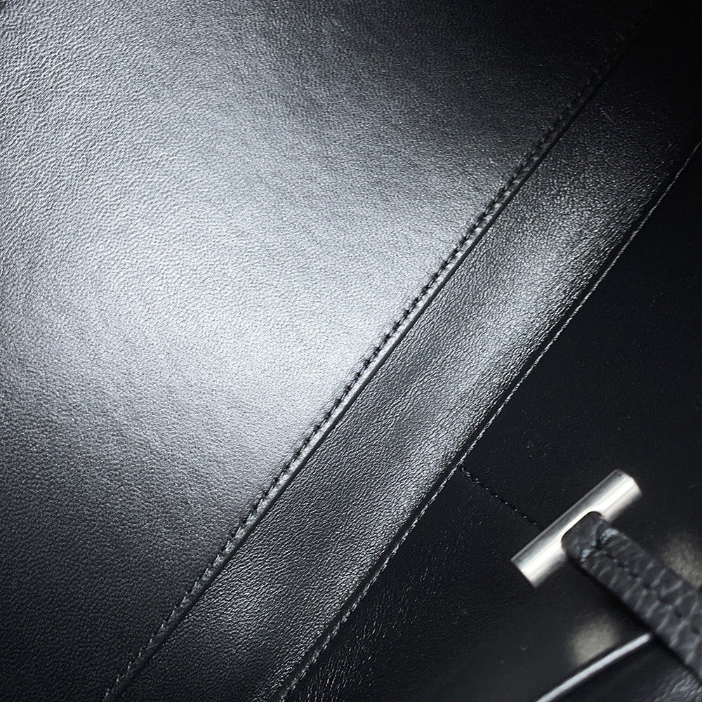 The Row The Row Margaux Shoulder BlackW1712 L133 Leather Size 12