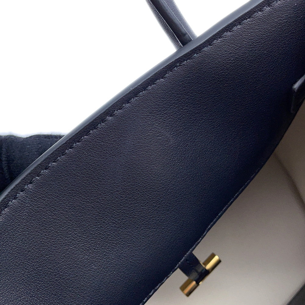 The Row Zarrow Margaux BlackW1190 L72 Leather Size 10