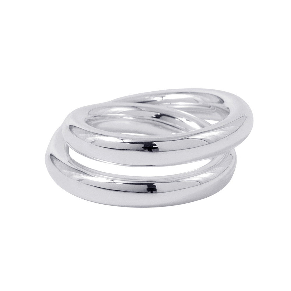 HERMES Caba Cityslide clutchertige Ring Size 54/#14 SV925