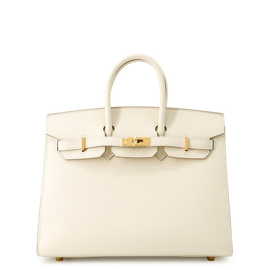 HERMES Birkin Sellier Craie Epsom Size 25