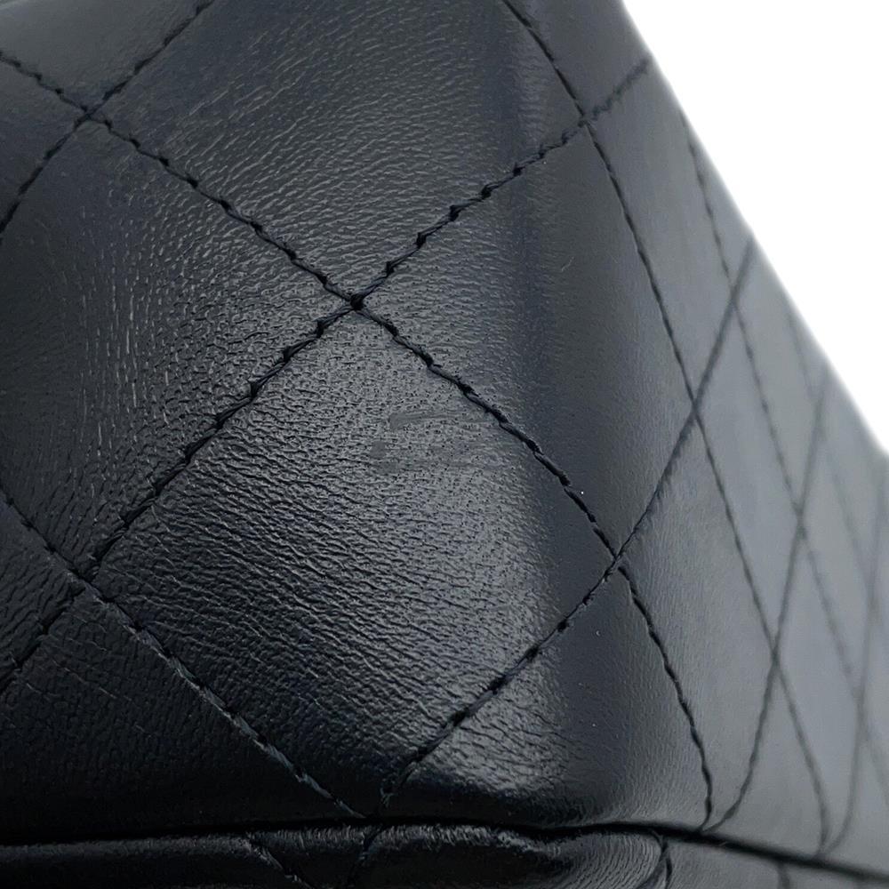 CHANEL Matelasse Single Flap ChainShoulder BlackA69900 Lambskin Size 20