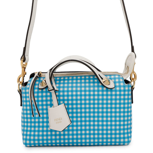 FENDI By the way Blue/White8BL145 Leather Size Mini