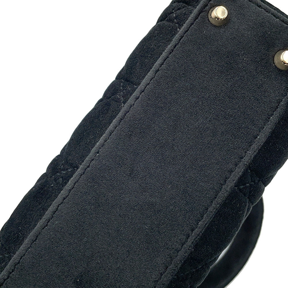 Dior Lady Dior Black Velour Size Mini