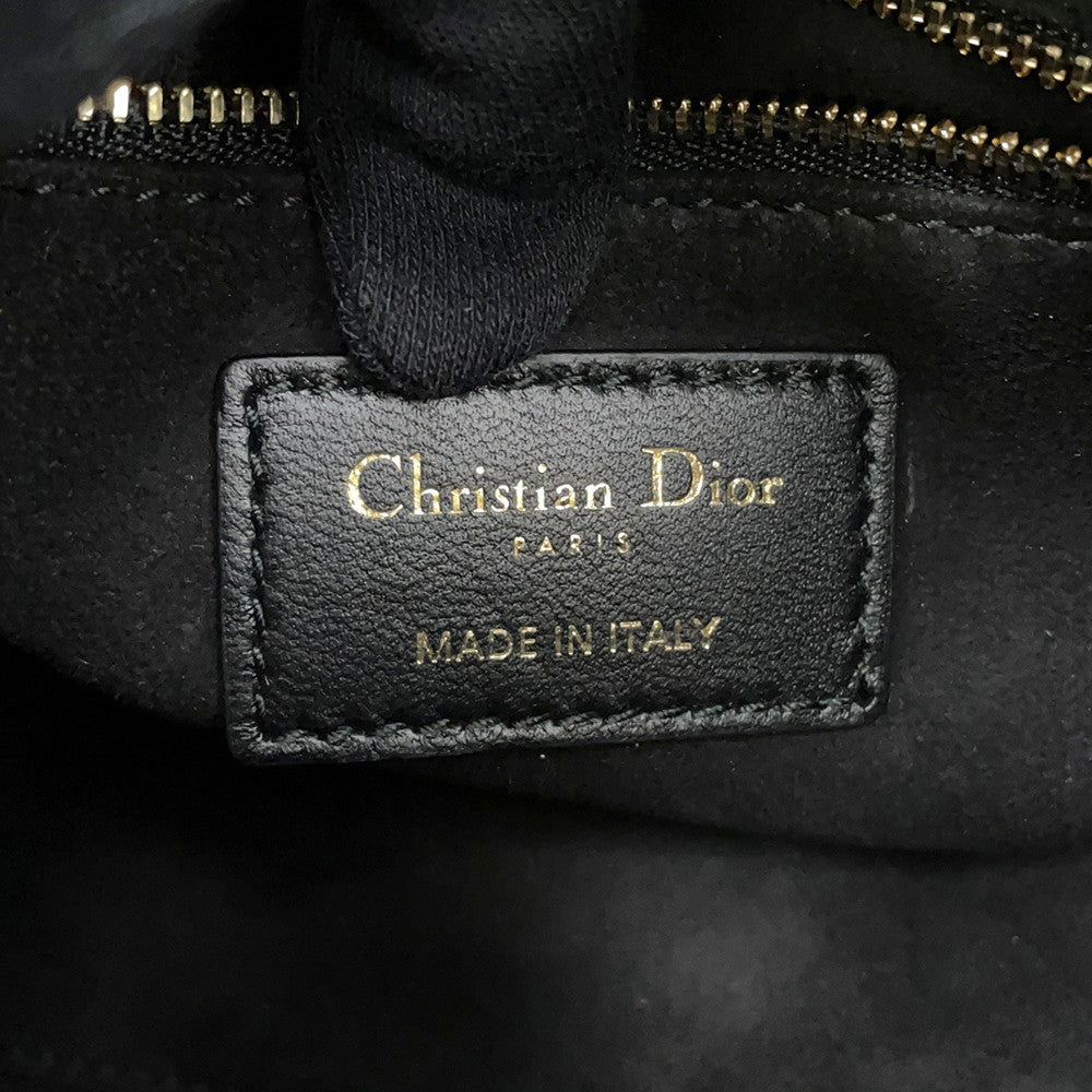 Dior Lady Dior Black Velour Size Mini