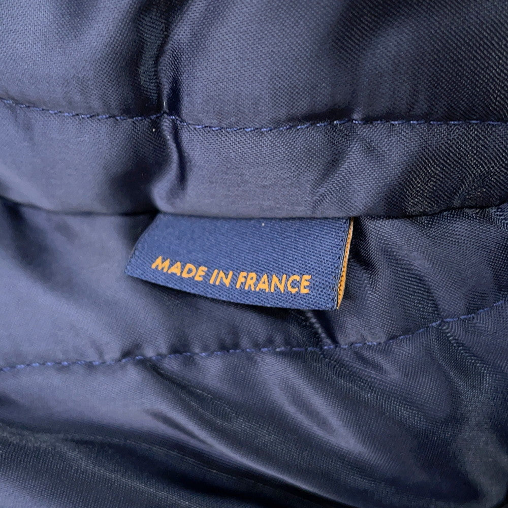 LOUIS VUITTON LV Vers Baseball Blouson Size 50 Naval Academy1AGHT1 Nylon100% Rhinestone